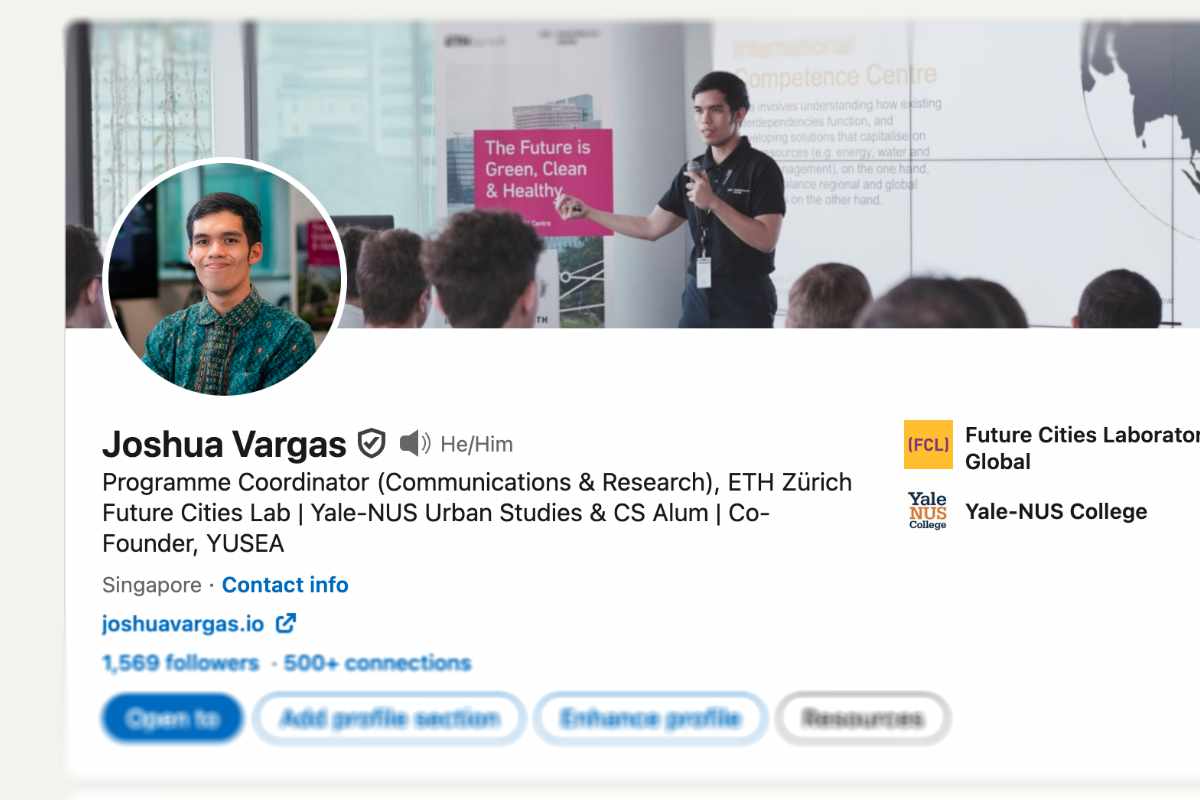 Follow me on LinkedIn