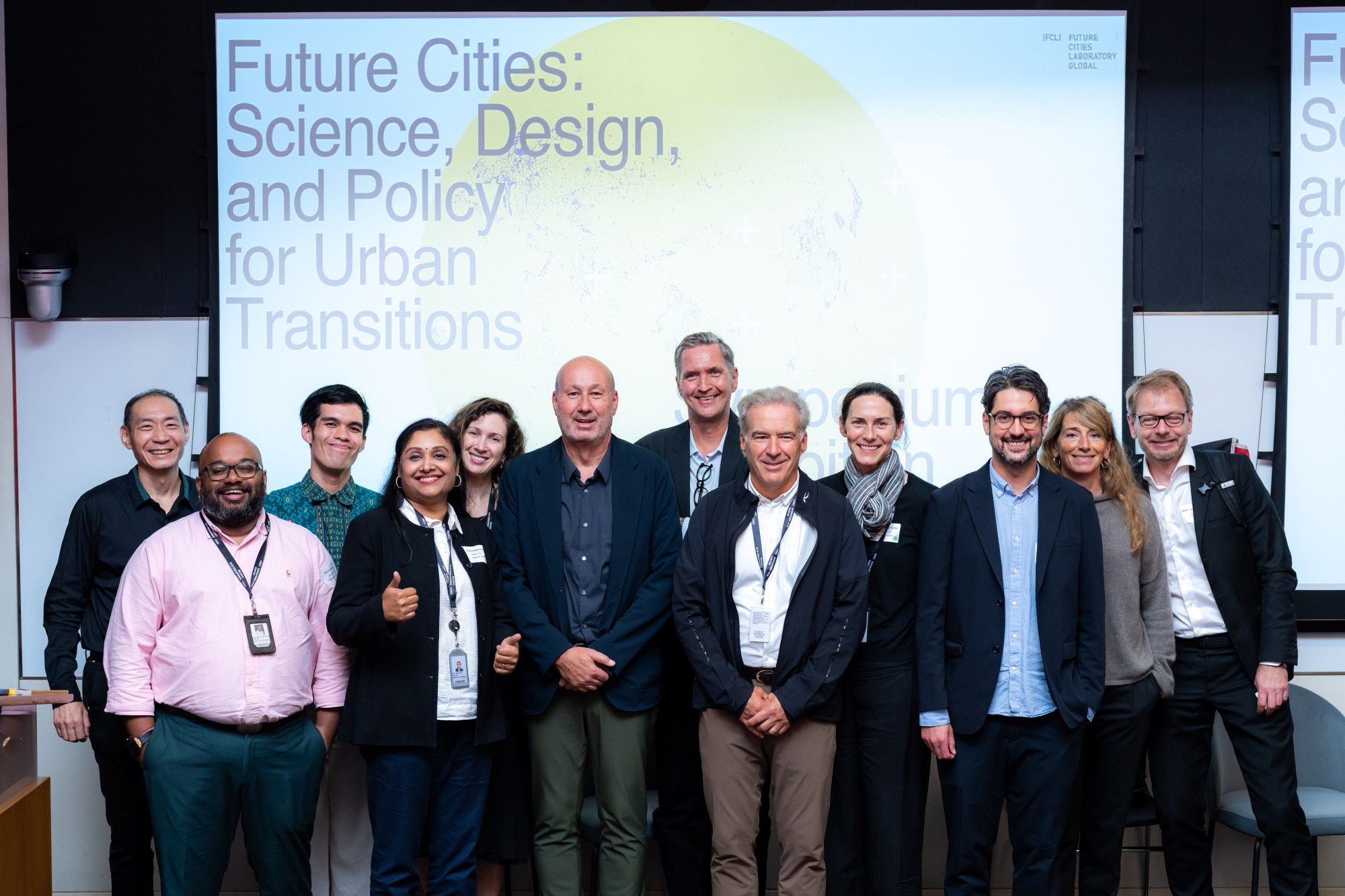 FCL Global leadership team at the Future Cities Symposium 2025.