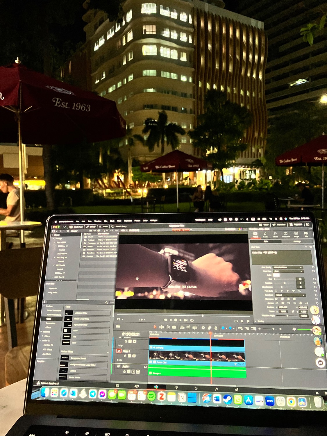 Another behind-the-scenes look at the film production.