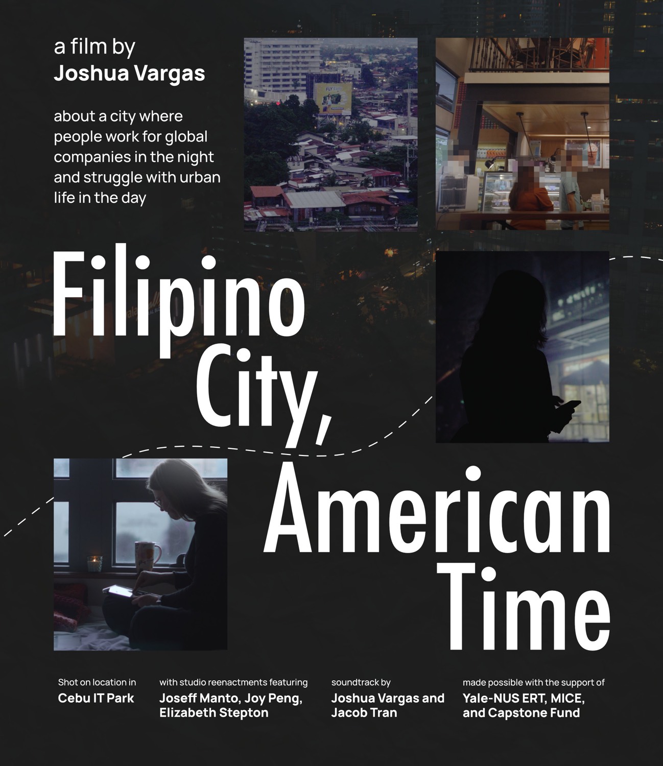 The poster for the film ‘Filipino City, American Time.’