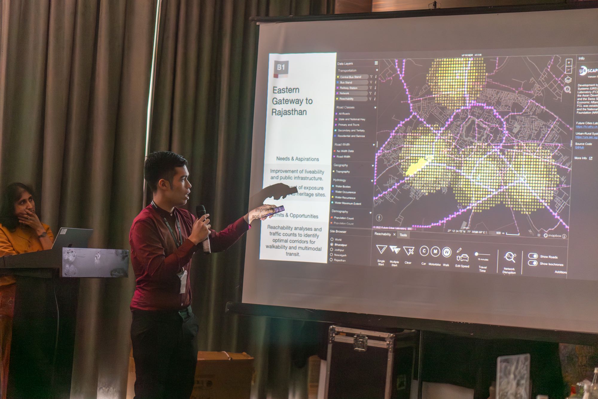 Presenting findings and strategies developed during the workshop.